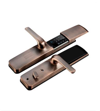 滑盖指纹锁家用防盗门